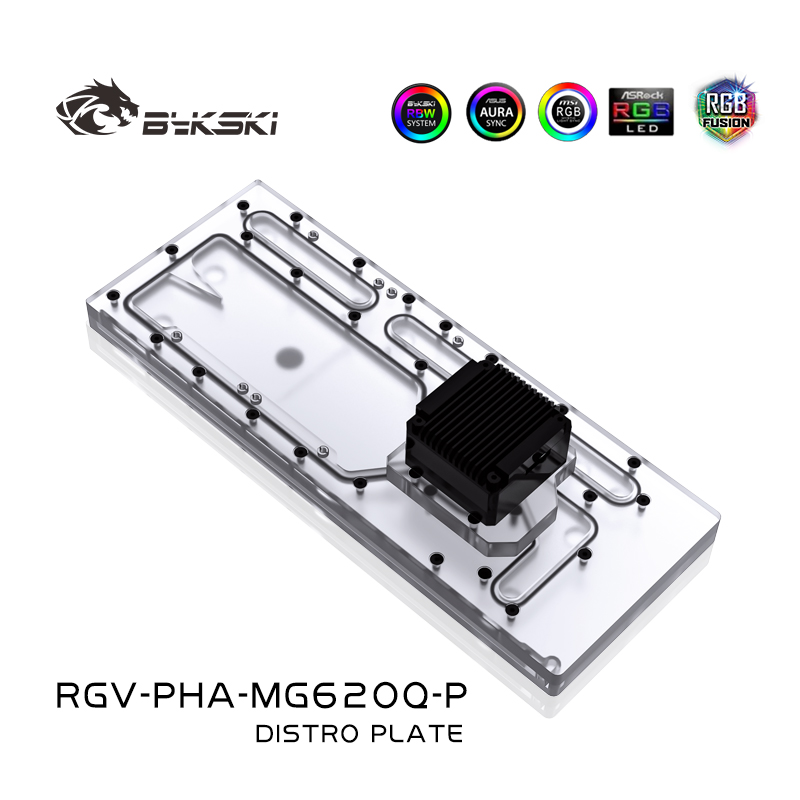 Distro Plate Ddc Pump Combo - BYKSKI – réservoir acrylique pour boîtier