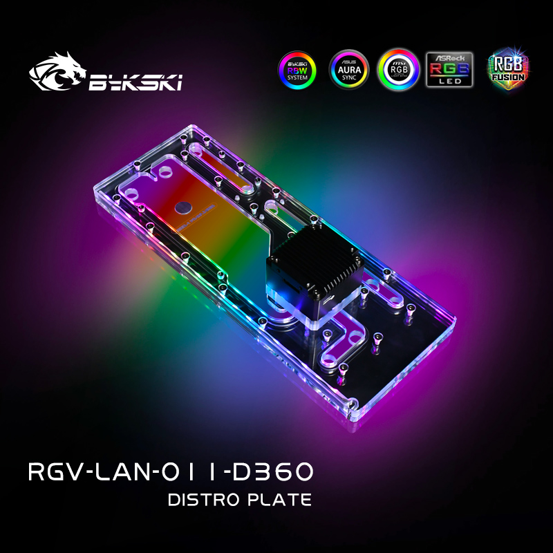 BYKSKI Distro Plate en acryliq - Distro Plate Ddc Pump Combo avis et prix
