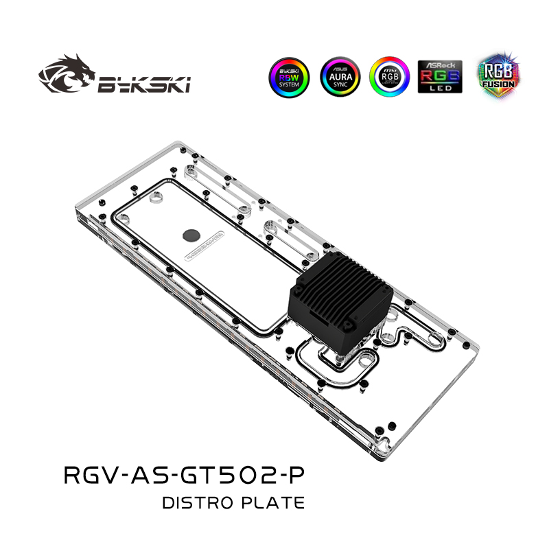 Bykski-Plaque de Distro en Acr - Distro Plate Ddc Pump Combo avis et prix