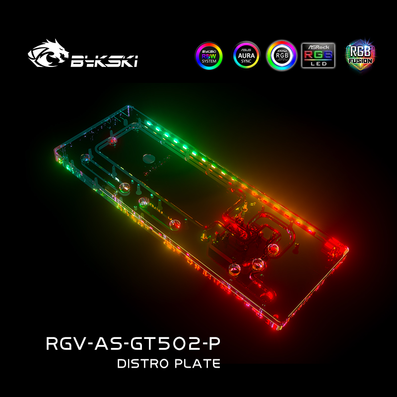 Bykski-Plaque de Distro en Acr - Distro Plate Ddc Pump Combo avis et prix