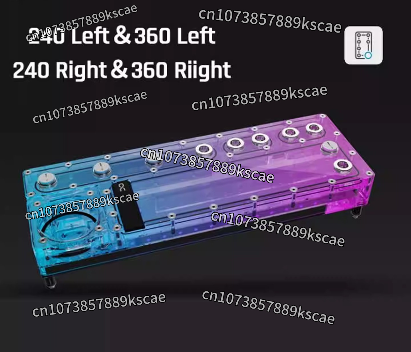 Alphacool Core Distro Plate 24 - Integrated Pump Reservoir Distro Plate avis et prix