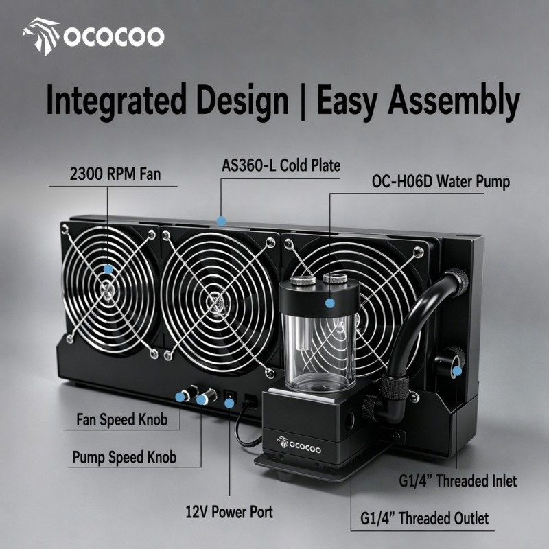 Kit de refroidissement par eau - External Radiator Water Cooling Kit avis et prix